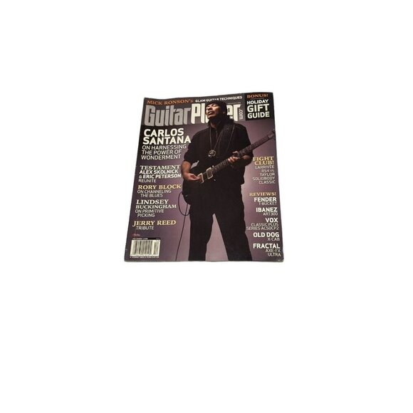 Guitar Player Magazine December 2008 Carlos Santana Testament Lindsey Buckingham - Picture 1 of 11